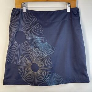 Lija Blue Mini Pencil Skirt for Casual Resort Wear